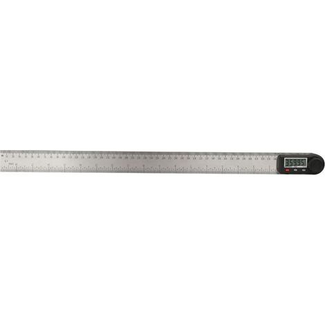 2-in-1 electronic angle meter with 0-360° digital display, multi-function ruler for woodworking (500 mm) (1/5)