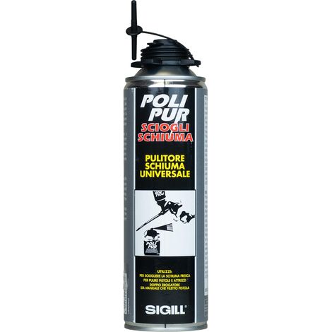 Polipur scioglischiuma  pulitore per schiume poliuretaniche bombola da 500 ml