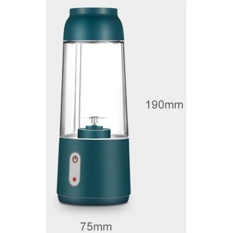 Mixeur Portable USB - Presse-Agrumes Électrique - Pour Smoothies Et Jus De Fruits - 75 X 190 Mm - Rose - 1 Pièce (1/4)