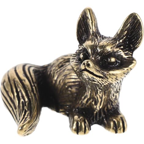 de porte vintage en laiton en forme d animal petit bouton de (1/5)