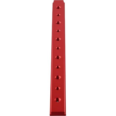 Set di 2 guide a T in lega di alluminio per sega da tavolo, lavorazione del legno, banco da lavoro, progetti fai da te, da 100 a 450 mm (450 mm)