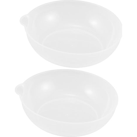 2 pièces Plateau de Pesée pour Balance Électronique de Cuisine Plastique Réutilisable Surface Lisse et Résistante Accessoire Pratique pour Pâtisserie Fruiterie et Restauration (1/5)