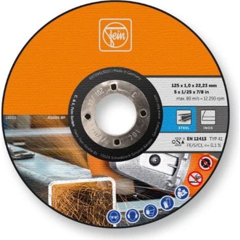 Fein 25x disco de corte Ø 125 1 mm
