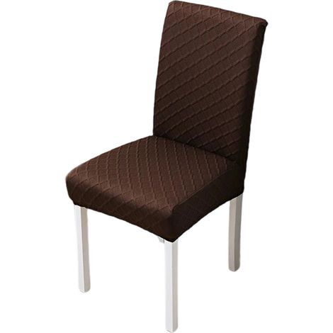 Housse De Chaise Élastique Détachable - Pour Salle À Manger Cuisine Salon - Universelle Taille Unique - 1 Pièce (1/5)