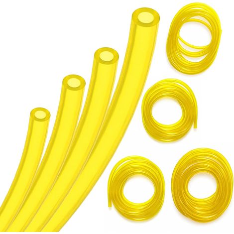 Durite Essence 4x1,5m, Tuyau Carburant 3x6 3x5 2x3,5 2,5x5 mm Pour tondeuse, débroussailleuse, souffleur, tronçonneuse, coupe-bordure, nettoyeur haute pression et petits moteurs. (1/5)