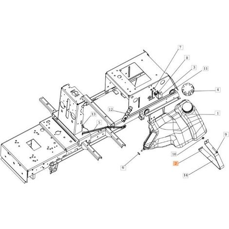 SOPORTE DE TANQUE ORIGINAL EMAK SGS532013422073R