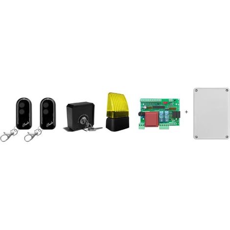 Kit automazione elettronica per serranda , tapparella, tende, completo di accessori Nologo KIT-S2SLED
