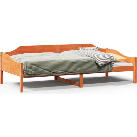 Maison Exclusive - Letto senza Materasso Marrone Cera 90x190 cm in Legno di Pino