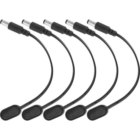 Adaptateur Secteur 9V avec Connecteur à Clip pour Pédales de Guitare (1/5)