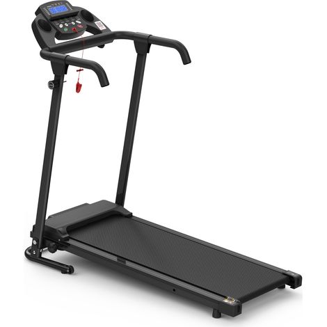 Cinta de correr plegable 2 en 1 con aplicación, 129 x 62 x 115 cm, negro DESVIAE (1/5)