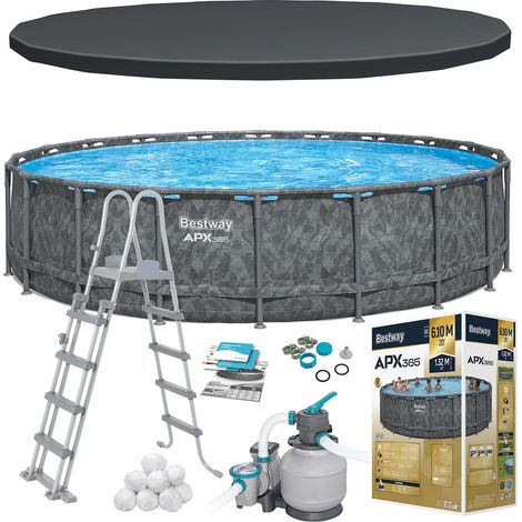 Rahmen-Gartenpool 610 x 132 cm 11-in-1 Bestway 561KE (1/5)