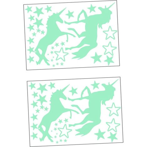 Stickers muraux décoratifs 2 pièces PVC Design mignon et sûr (1/5)