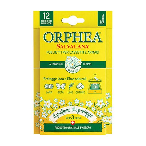 ANTITARME SALVALANA FOGLIETTI ORPHEA - FIORI CF=PZ 12- 6 confezioni