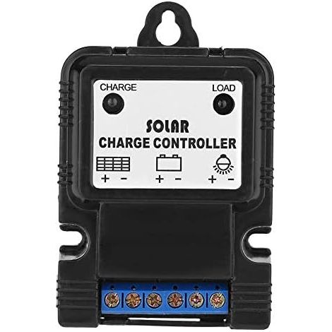 Solarregler, PWM 6V/12V 3A Tragbarer Solarpanel-Laderegler Regler mit LED-Anzeige Neu