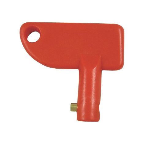 Clé de rechange coupe batterie - - rouge