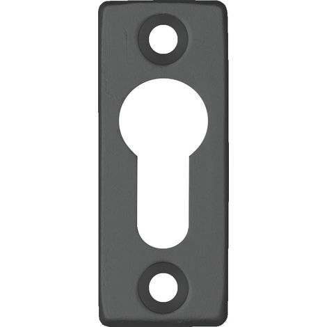 Accesorios para puerta dom 4012 rectangular hueco negro