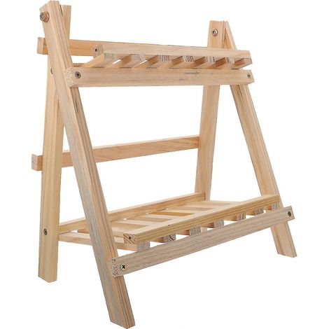 Support de Plantes d'Intérieur et d'Extérieur, Étagère à Fleurs en Métal, Présentoir pour Pots, Support Pratique pour Jardin, 3 Niveaux, Robustesse et Stabilité (1/4)