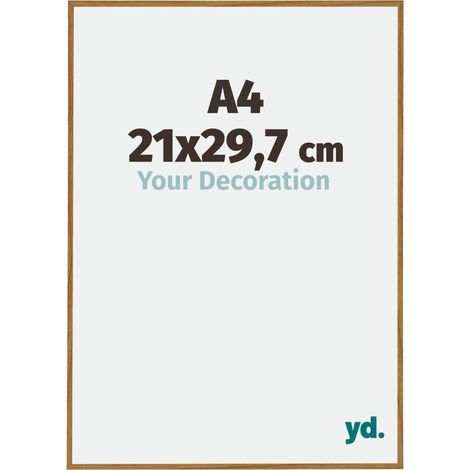 yd. - Cadre photo A4 21x29.7 - Hetre Clair - Plastique - Evry