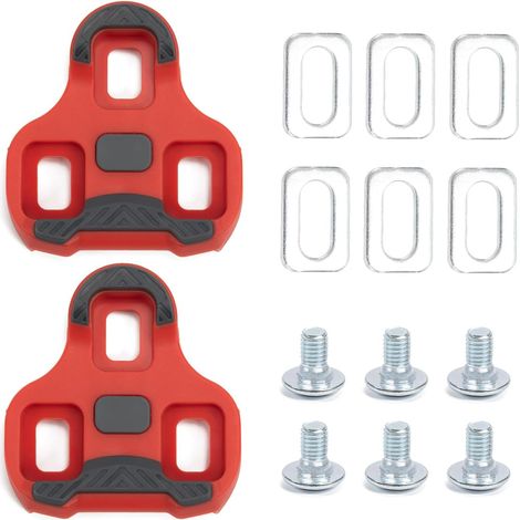 Compatible avec Look Keo Chaussures antidérapantes Les pédales de vélo 3 Trous Grip Blade 2 Max Carbon Fiber Classic Chaussures antidérapantes compatibles avec Les pédales de vélo 9 ° VTT pédale ro