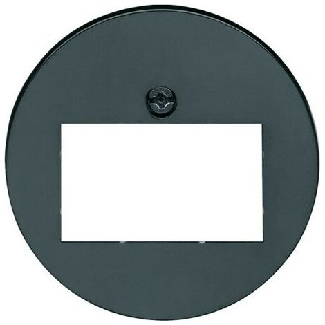 Enjoliveur couleur nuit pour prise HP ou prise RJ45 série1930 HAGER WMV750N (1/2)