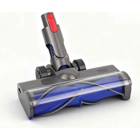 NALOOKAMIC Brosse d'aspirateur Roborock H6 H7 en forme de V avec poils turbo et phares pour sols durs et moquettes.