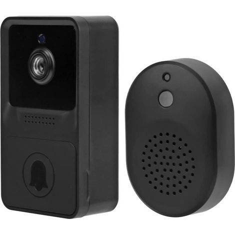 Caméra de Sonnette Vidéo Caméra sans Fil Intelligente Conversation Bidirectionnelle Grand Angle de 120 ° Notification Push APP 1796 (1/4)