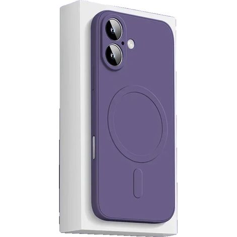 Custodia in silicone liquido, design antiurto, vestibilità precisa, DrakPurple (1/2)