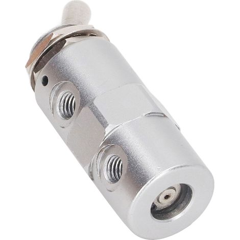 Leichter pneumatischer Kippschalter aus Aluminium, manuell, mechanisch, mit M5-Taste (1/5)