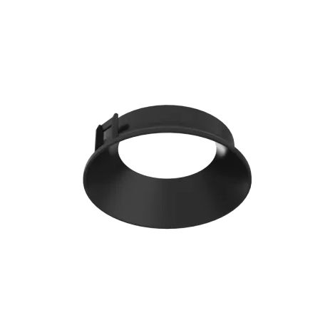Ideal Lux Faretto Tondo Zeus 1 luce Nero Materie Plastiche