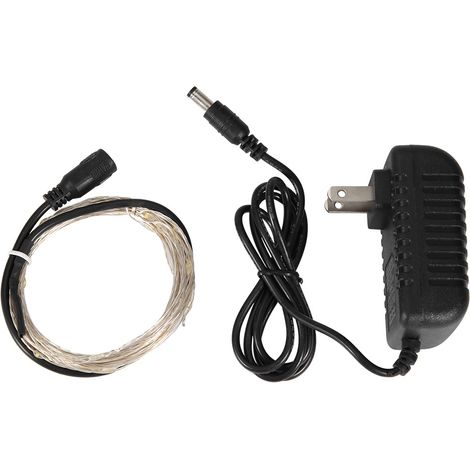 Guirlande lumineuse féérique étanche haute luminosité 12 V CC, 200 LED, 200 LED, 20 m (1/5)