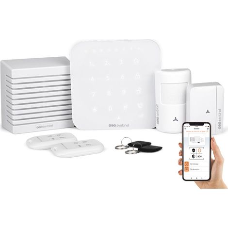Alarme sans fil connectée Wi-Fi et GSM 4G - KitAlarm - SCS SENTINEL