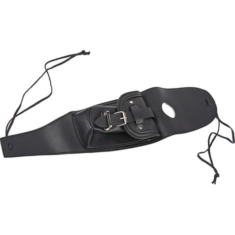 réservoir universel en cuir PU noir pour moto avec pochette (1/4)