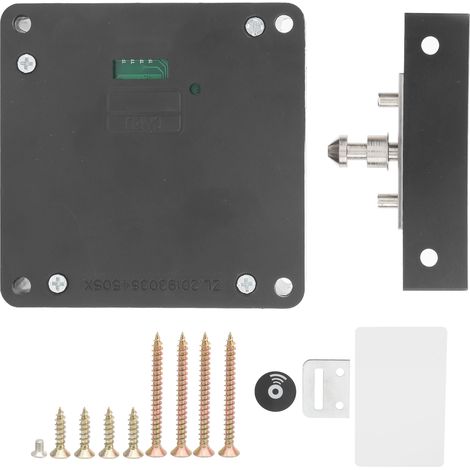Serrure d'armoire sans poinçon, loquet de garde-robe, capteur intelligent Invisible, cadenas, carte IC, déverrouillage par application Bluetooth