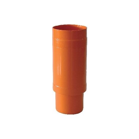 GIUNTO DI RIPARAZIONE SCORREVOLE ARANCIO MANICOTTO PVC RACCORDO TUBO ROSSO 125 mm
