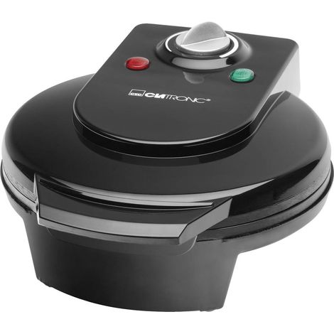 Clatronic WA 3491 Waffle Iron Waffle Maker a forma di cialda, 1200 W, Acier, Nero (1/5)