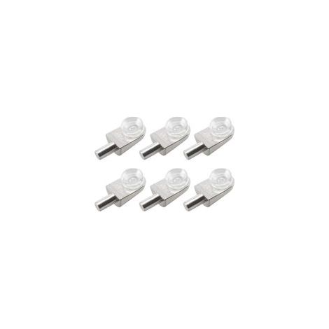 20pcs Taquets étagère mural support d'étagère en verre en alliage de zinc ven (1/5)