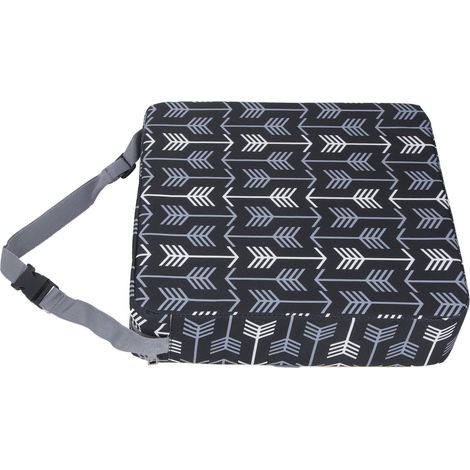 Coussin rehausseur imperméable en mousse douce et confortable pour siège enfant, motif flèche noire et blanche (1/5)