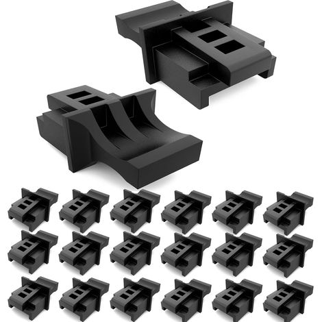 RJ45 Dust Cover Cap for LAN Network Plug - Dust Protection Plugs - 20 Pack