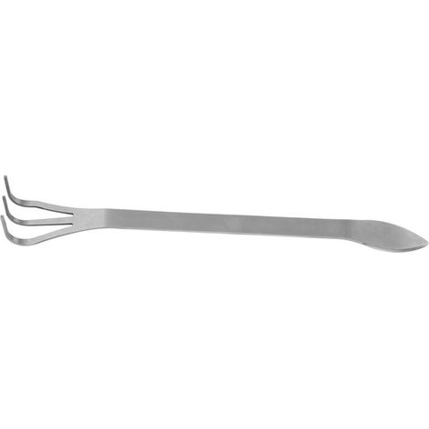 Griffe à Racines 3 Dents en Acier Inoxydable pour Bonsaï - Manche Ergonomique