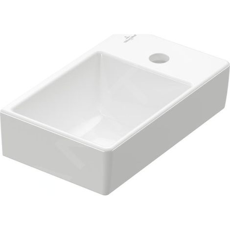 VB HWB Avento 360x220mm rectangulaire BP li 1HL. o. ÜL. Stone White cplus (1/3)