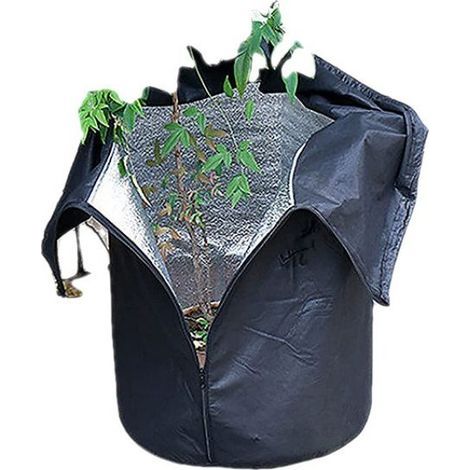 Pièces Housses D’hivernage pour Plantes en Pot, 45x55cm Pack Hivernage Plante Réutilisable Protection Hivernale des Plantes Couverture Plante Hiver pour Plantes en Pot, Arbres, Arbustes (1/5)