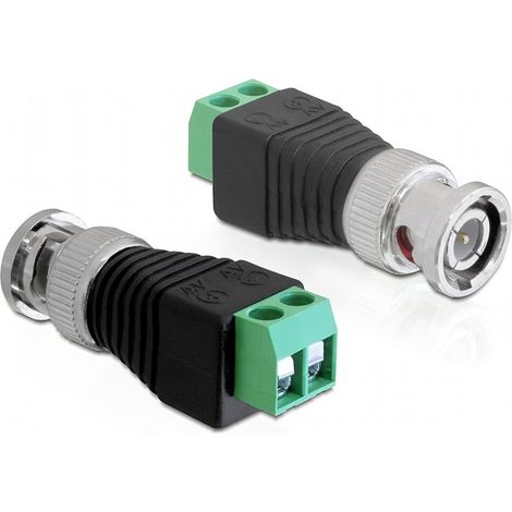 Delock Adapter BNC male  Terminal Block 2 pin