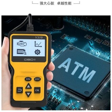 NALOOKAMIC Outil de Diagnostic Voiture OBD2 Universel Lecteur de Code Valise Diagnostique Auto Scanner Diagnostic OBDII Support Français