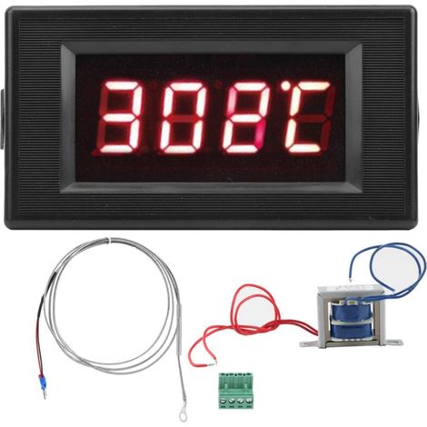 Medidor de temperatura digital industrial para termopares tipo K – DYG5135, alta precisión, alimentación de 220 V