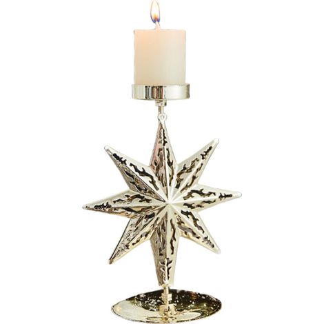Candelabros de hierro, portavelas decorativos, adornos para fiestas - UNO