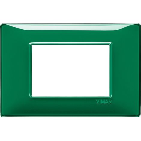 14653.47 Plaque 3 Modules Reflex Émeraude Plane