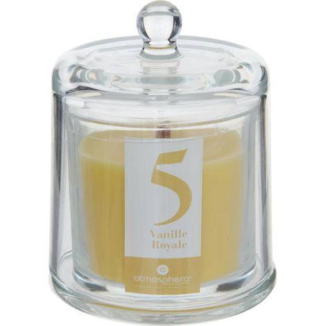 Bougie Parfumée en Verre "Numia" 240g Vanille Royale (1/2)