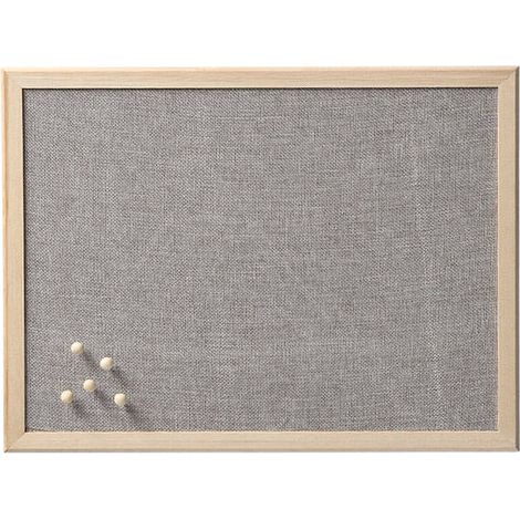 Pinnwand, 30 x 40 cm, Leinen, ZELLER