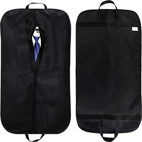 40 housses de voyage pliables, lot de 2, avec poignées - Housses de protection pour costumes (1/5)