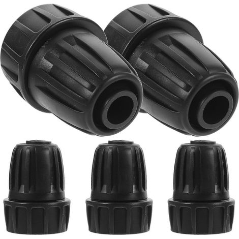Raccord pour système d'arrosage (lot de 10) : embouts d'irrigation goutte à goutte, parfaits pour l'arrosage des fleurs, dimensions : 6,1 x 3 x 4,6 cm, étanches. (1/5)